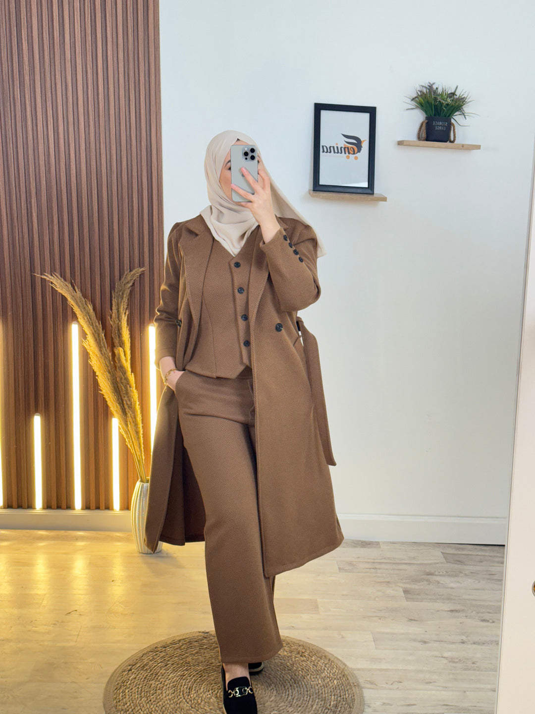 Ensemble 3 pièces Cachemire