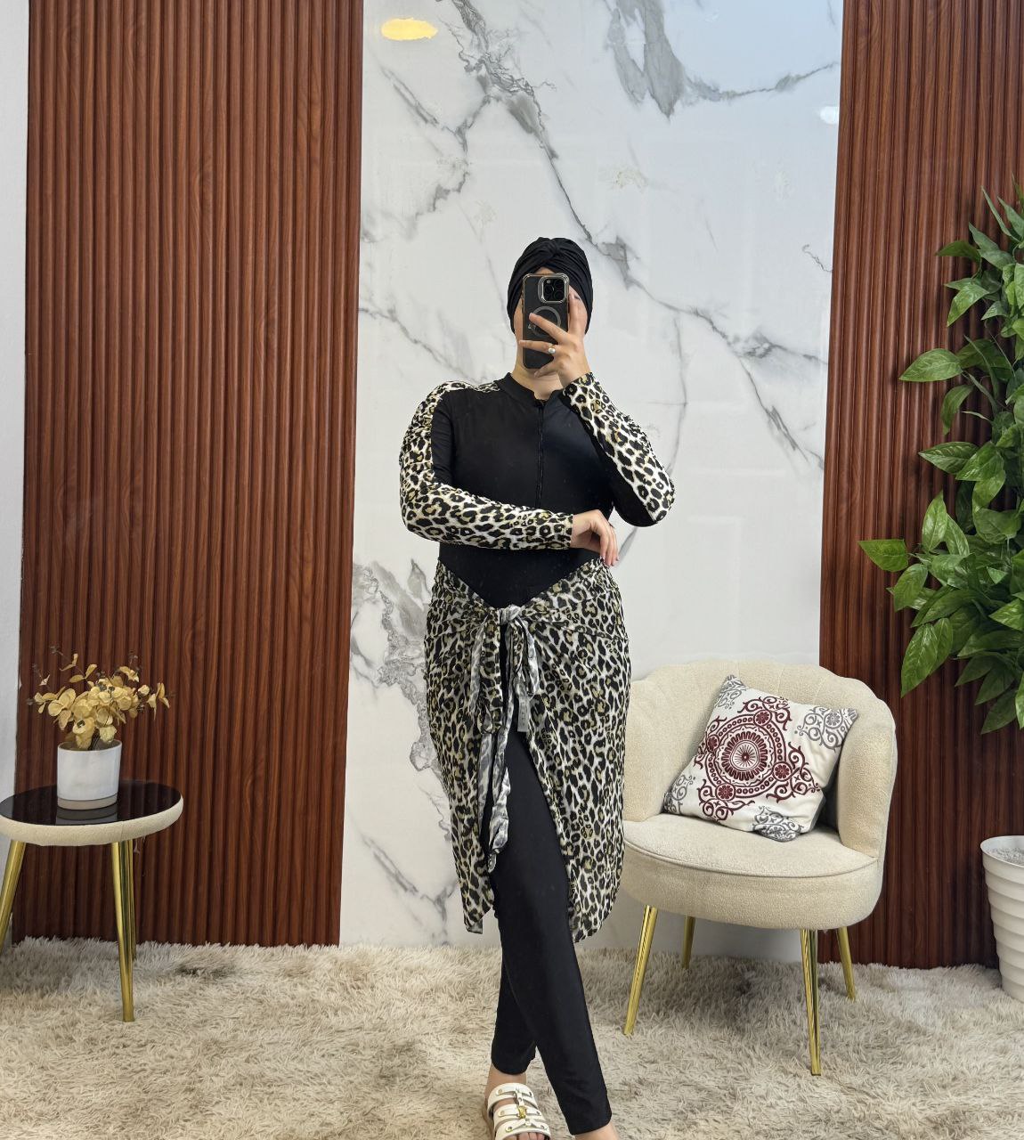 Burkini Shein tigre (4 pièces)