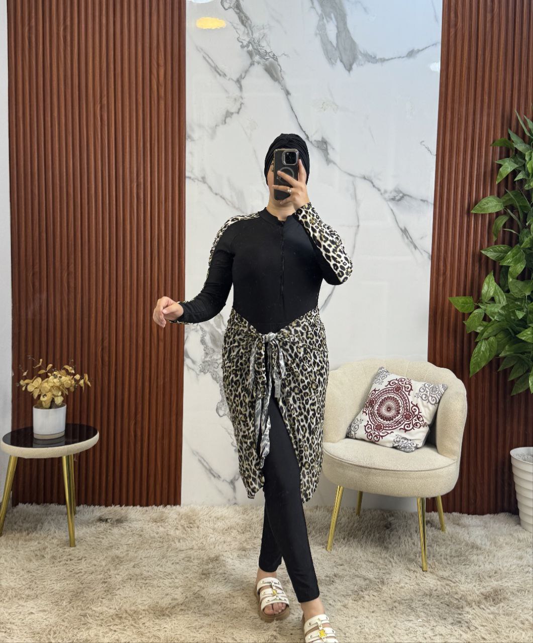 Burkini Shein tigre (4 pièces)