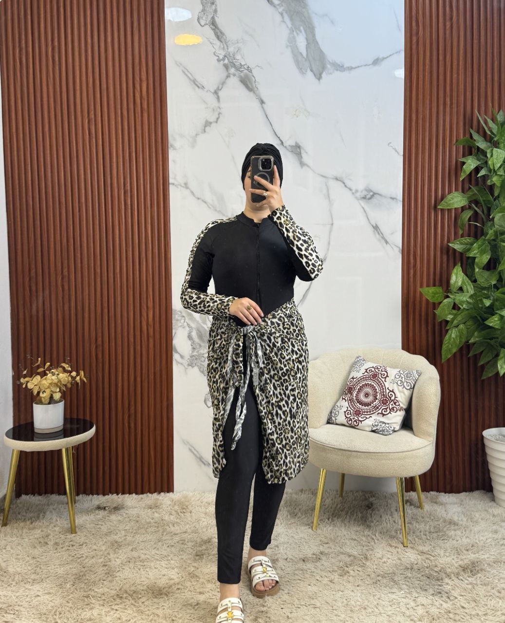 Burkini Shein tigre (4 pièces)