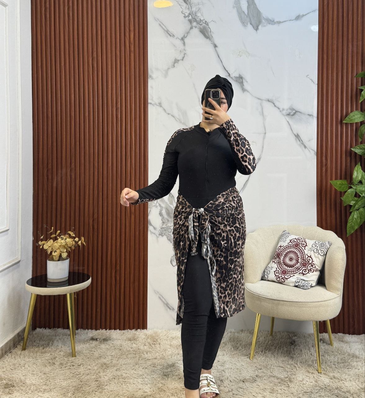 Burkini Shein tigre (4 pièces)