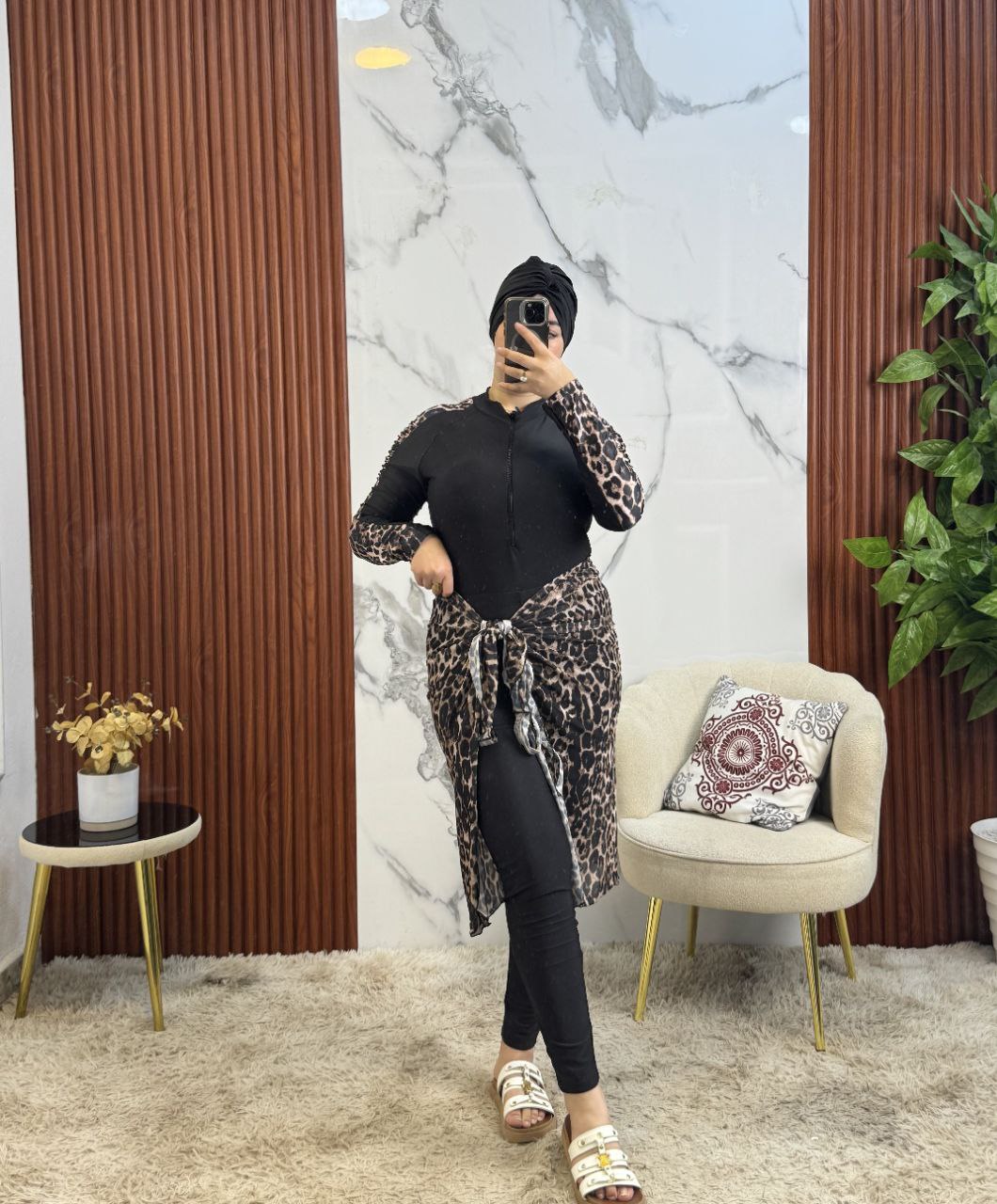 Burkini Shein tigre (4 pièces)