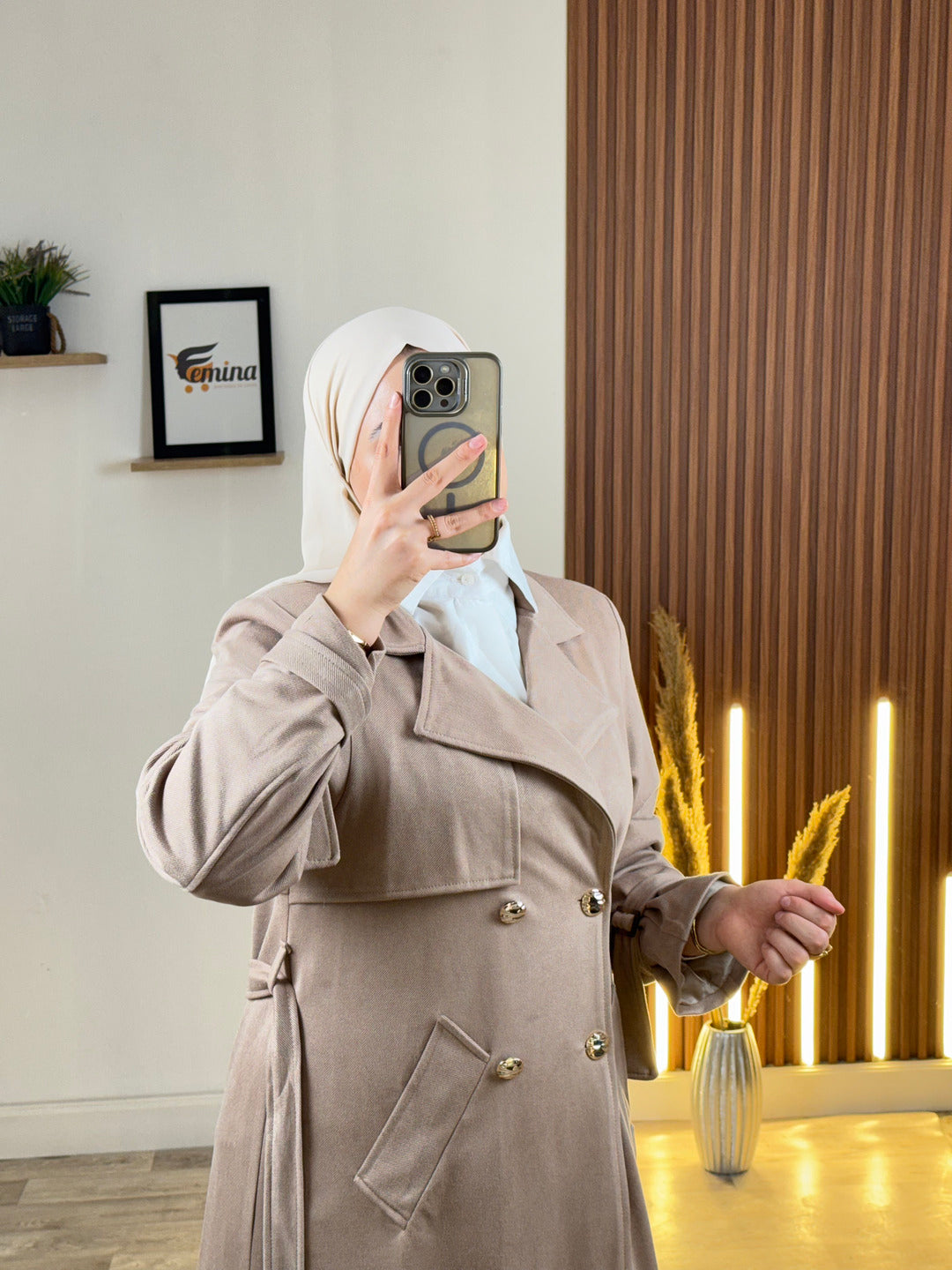 Manteau Peau de chameau