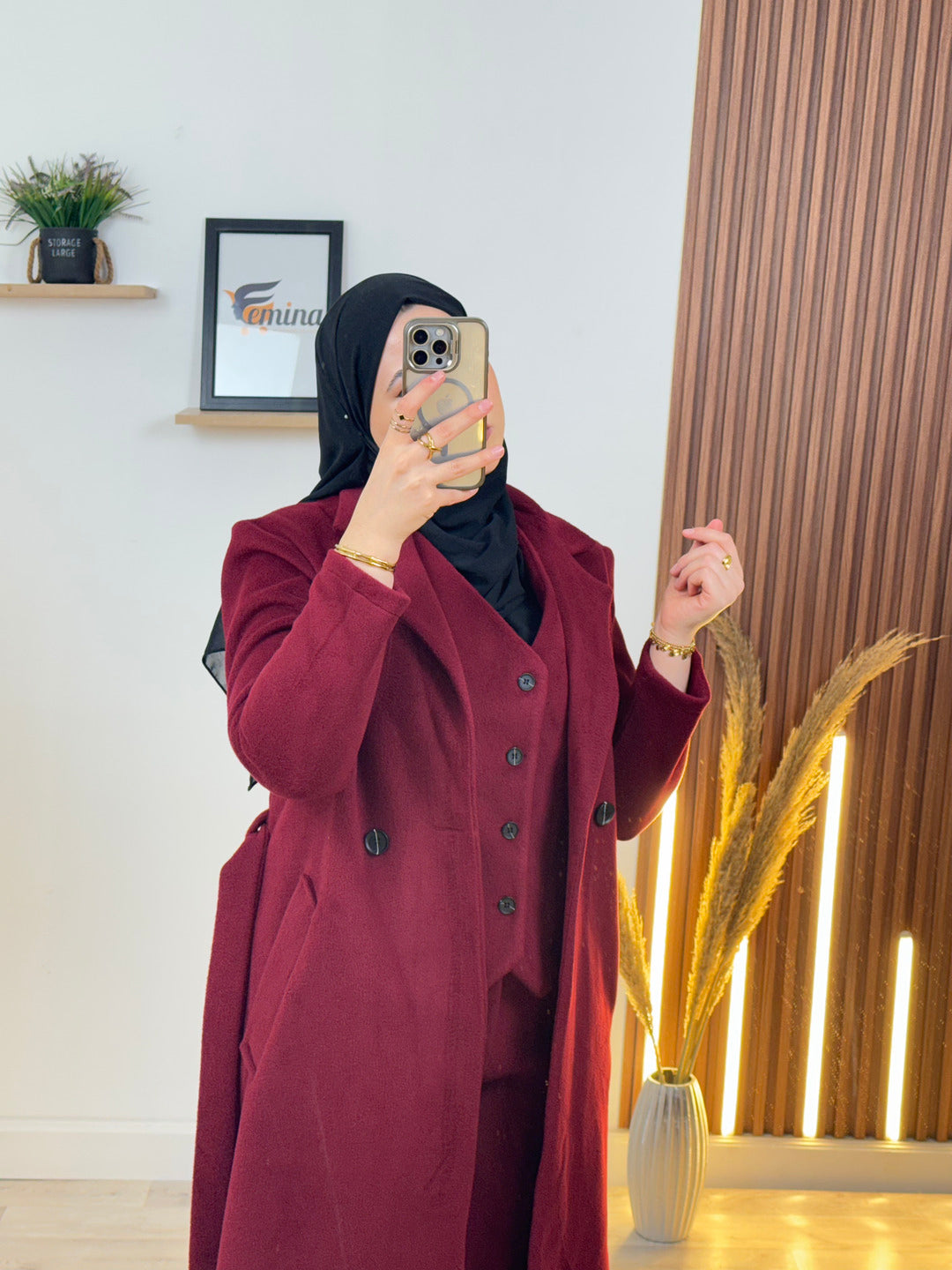 Ensemble 3 pièces Cachemire