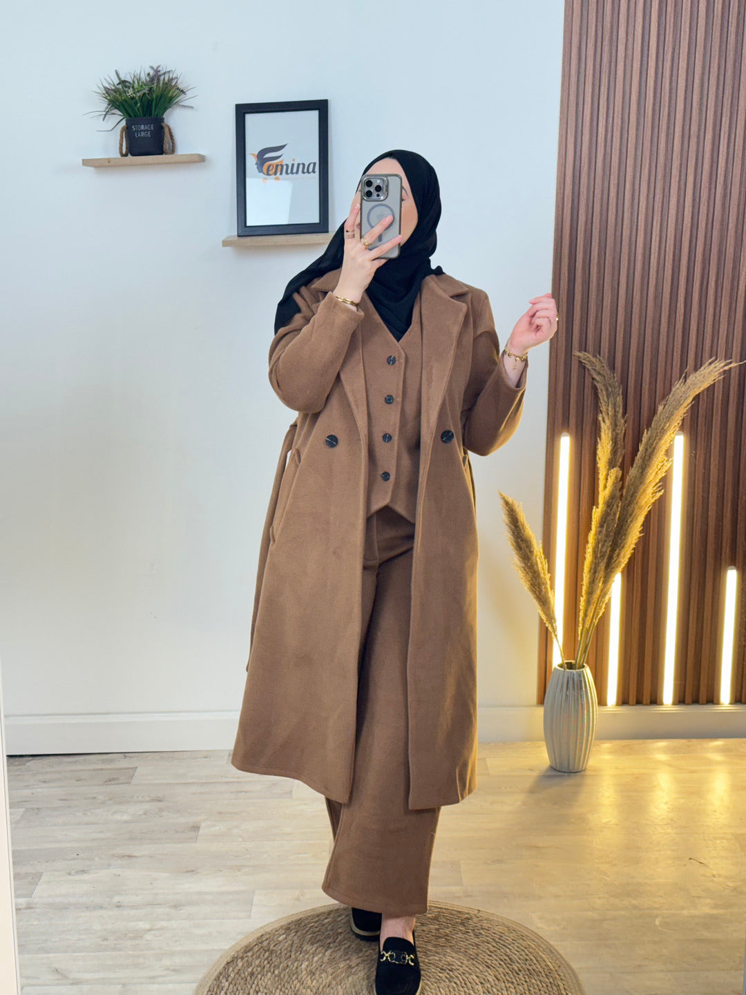 Ensemble 3 pièces Cachemire