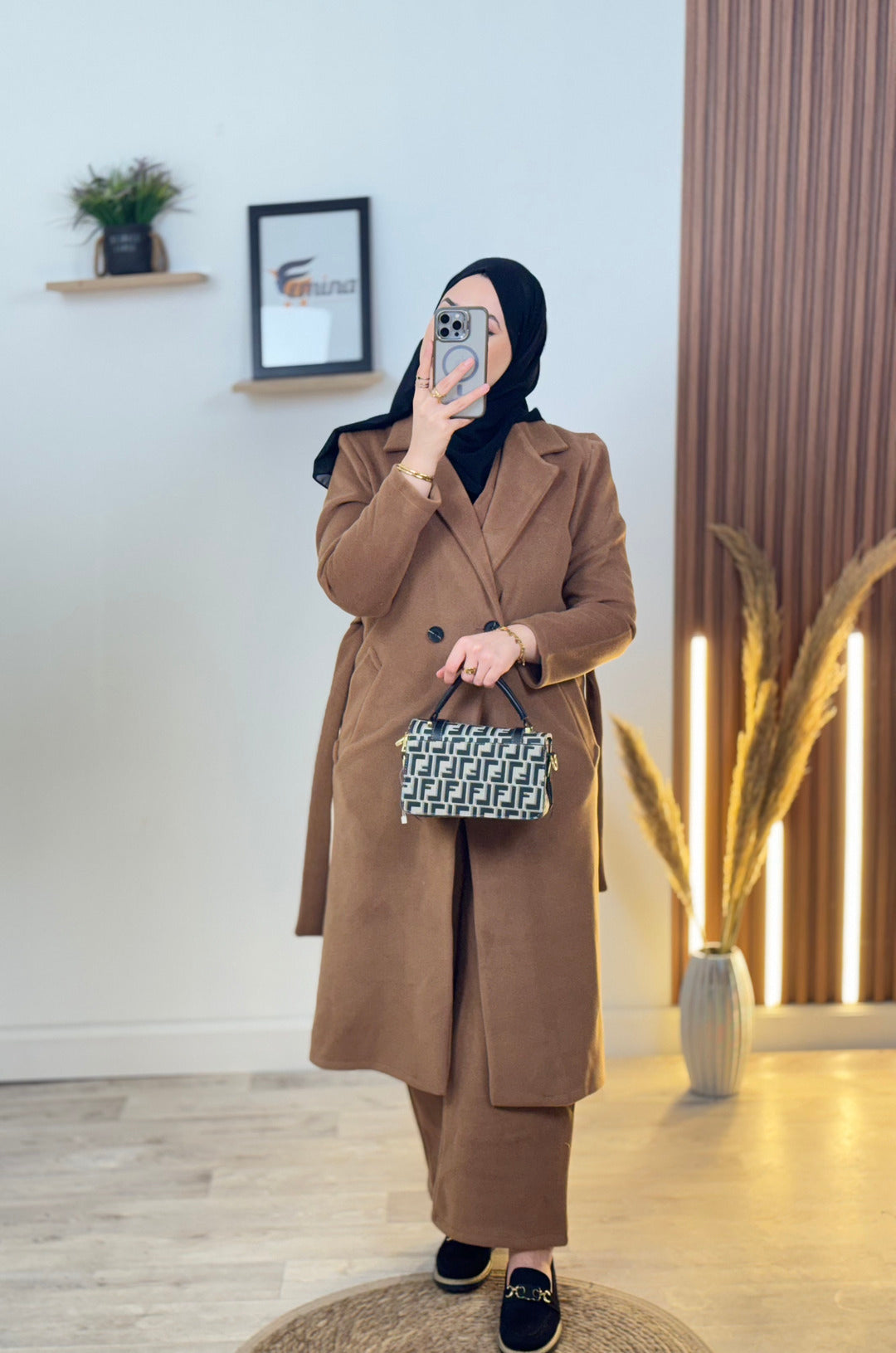 Ensemble 3 pièces Cachemire