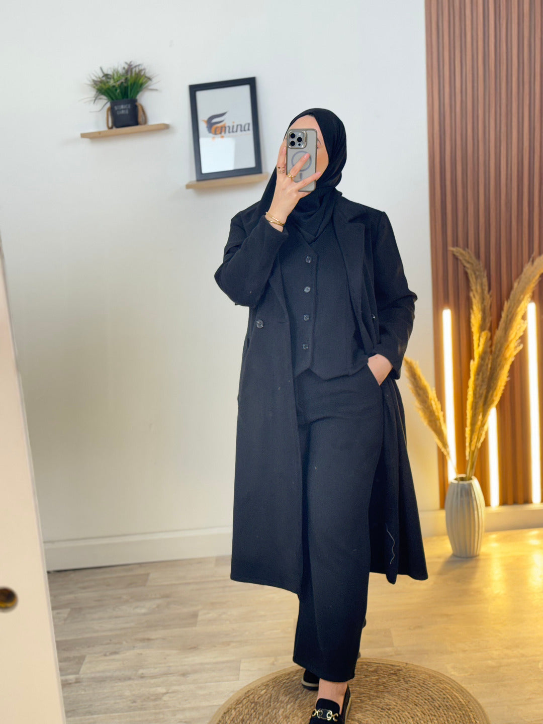 Ensemble 3 pièces Cachemire