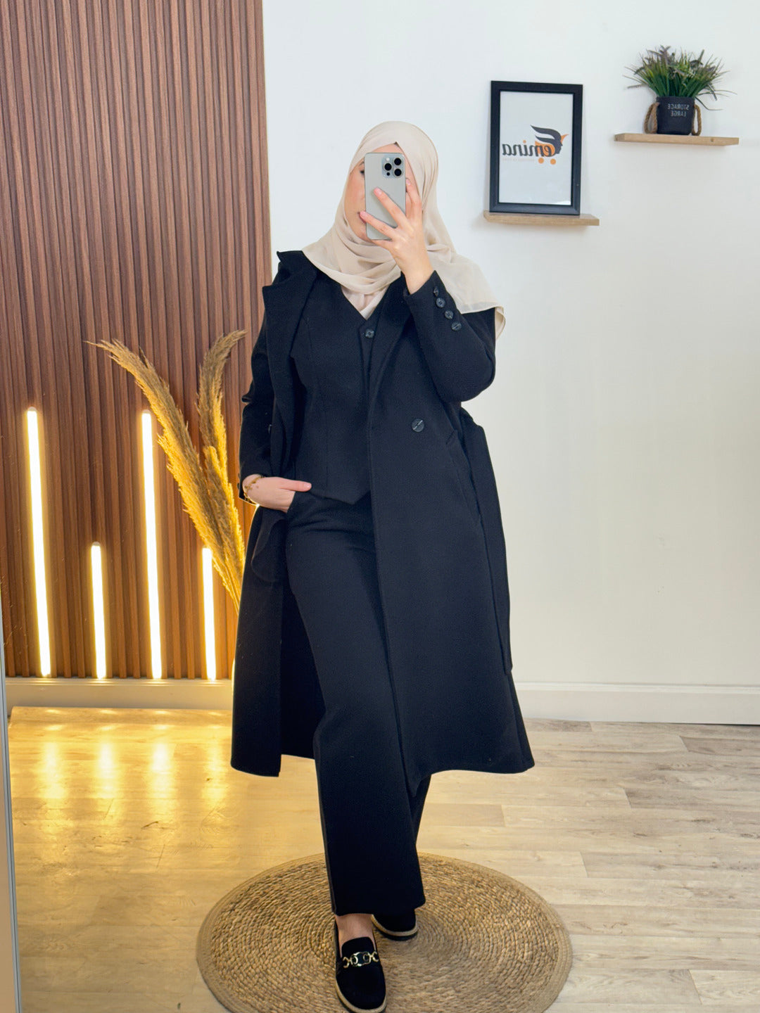 Ensemble 3 pièces Cachemire