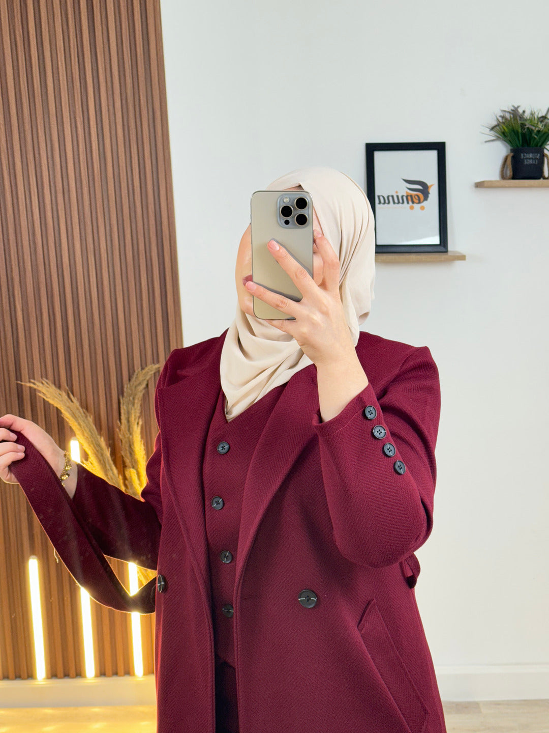 Ensemble 3 pièces Cachemire