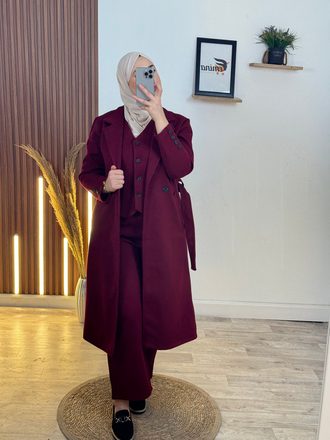 Ensemble 3 pièces Cachemire