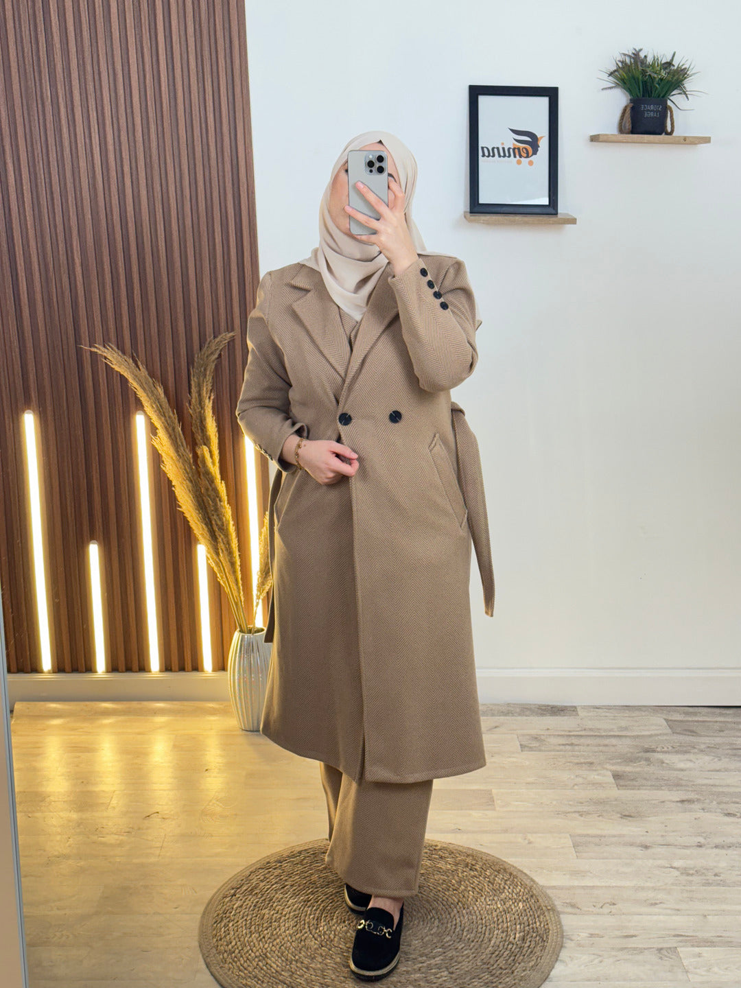 Ensemble 3 pièces Cachemire