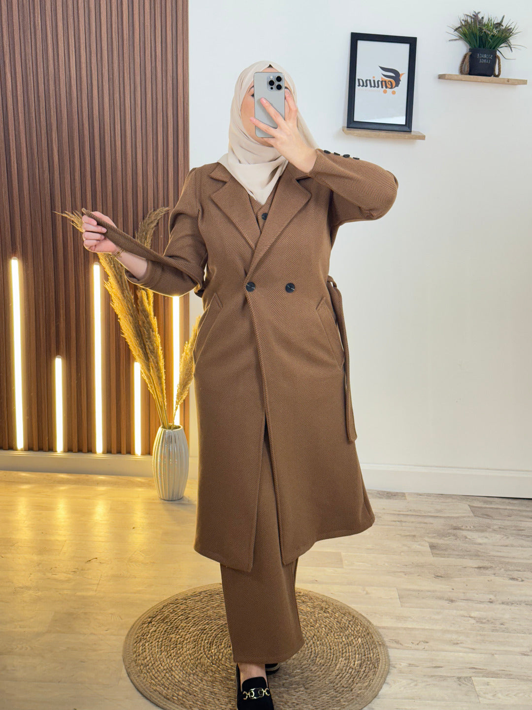 Ensemble 3 pièces Cachemire