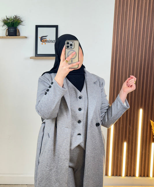 Ensemble 3 pièces Daim