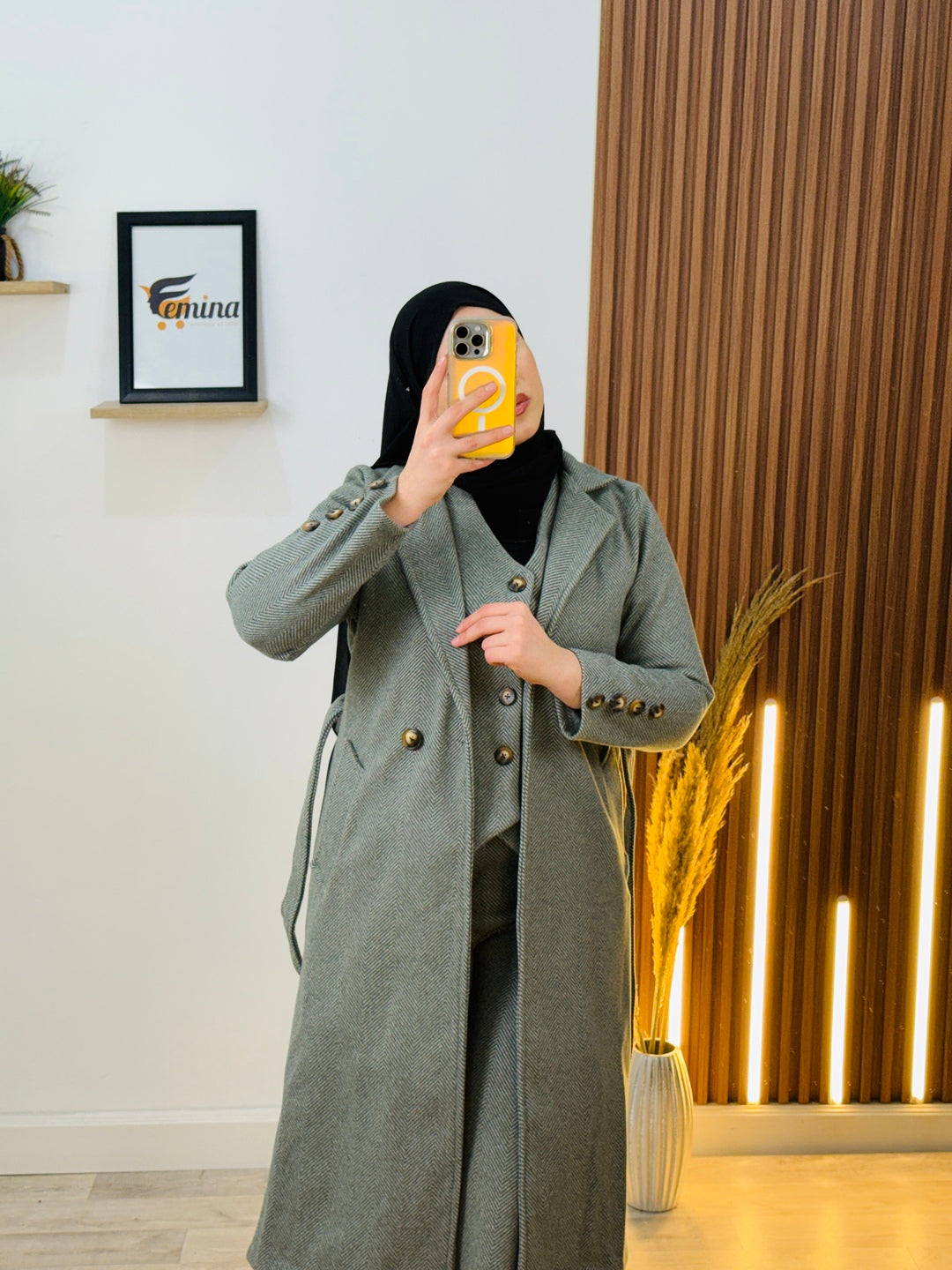 Ensemble 3 pièces Cachemire