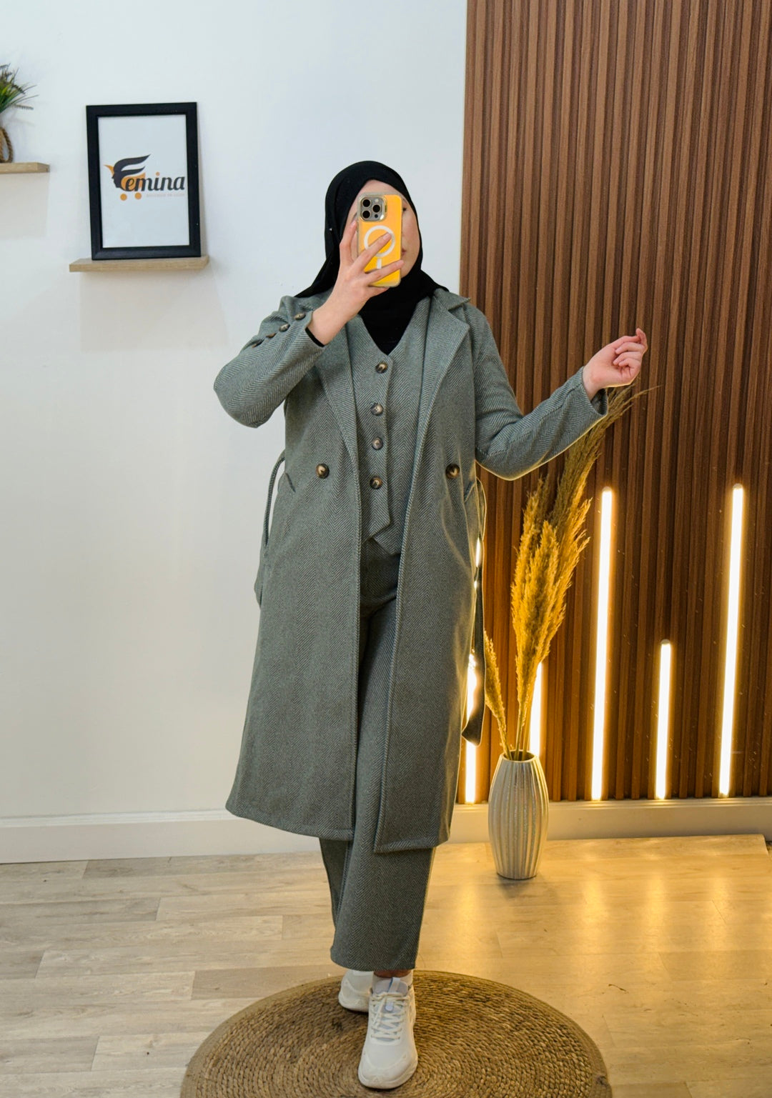 Ensemble 3 pièces Cachemire