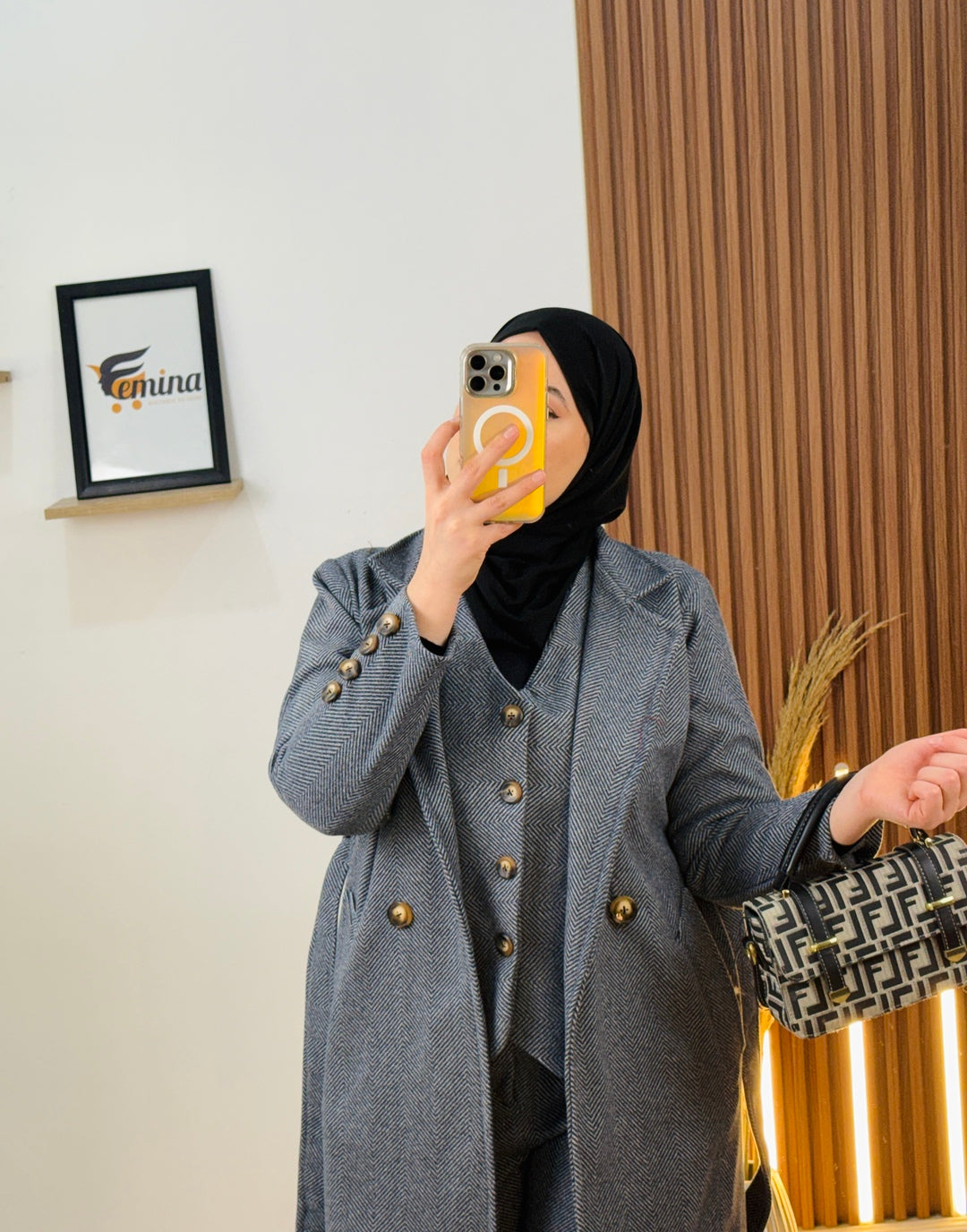 Ensemble 3 pièces Cachemire